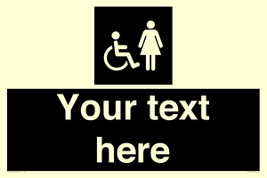 Custom information: black panel disabled and female